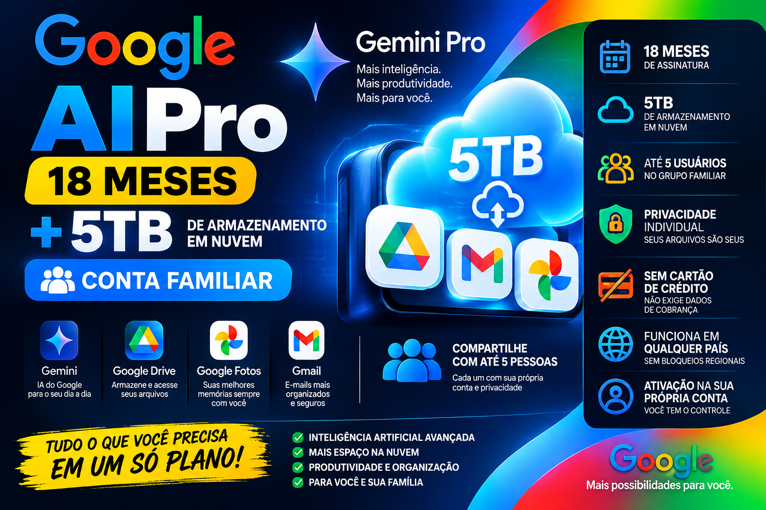 Google Gemini Pro 18 Meses [Link de Resgate Oficial]