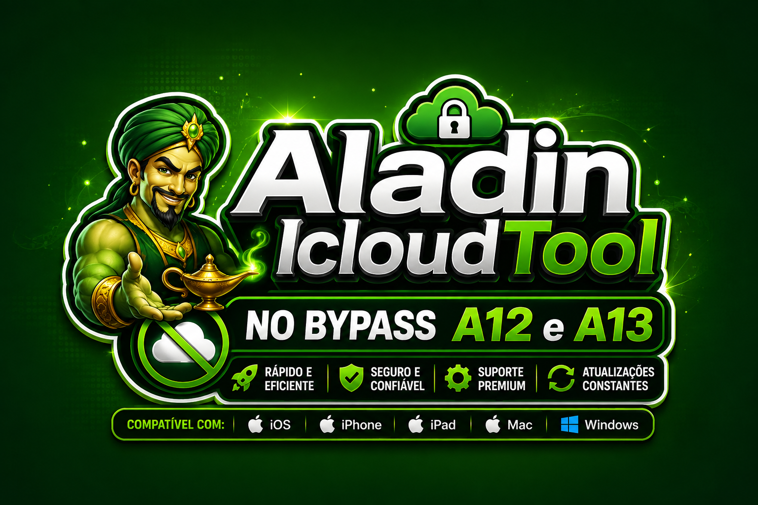 Aladin Tool – A12/A13 Passcode/Disabled Bypass (All iOS • With Signal)