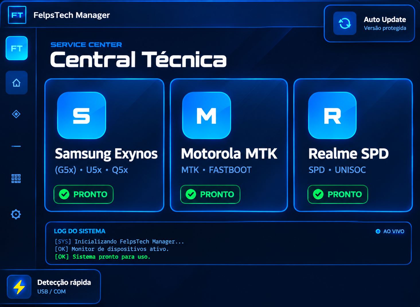 🔥 FelpsTech Manager : FRP  - Aluguel 6 Horas
